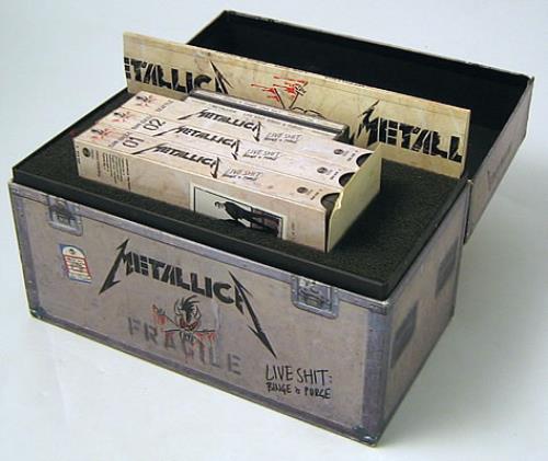 Metallica Live Shit: Binge & Purge - VG/EX UK box set (24274)